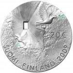 Finland PEACE AND SECURITY €20 Silver Coin 2009 Proof 1.1 oz